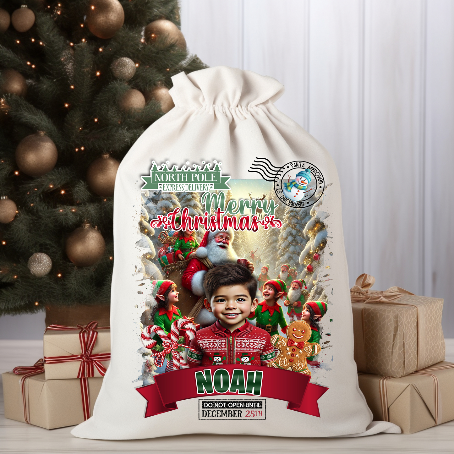 Personalized Santa Sack